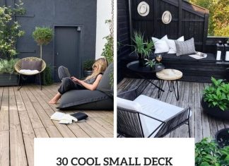 30 Cool Small Deck Decor Ideas To Get Inspired