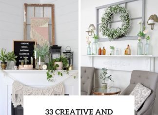 33 Creative And Cool Summer Mantel Decor Ideas