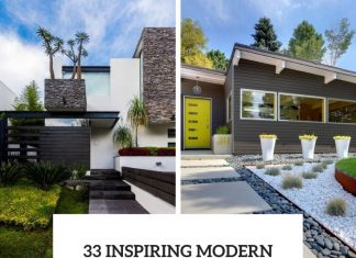 33 Inspiring Modern Front Yard Decor Ideas