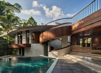 A Mesmerizing Figure 8 House Defies Gravity in Balinese Jungle