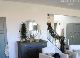 Adding Some Faux and Fresh Garland Around the House