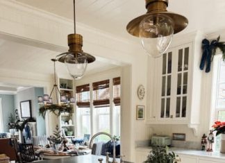 The Story of Our English-Inspired Cottage Kitchen at Christmas