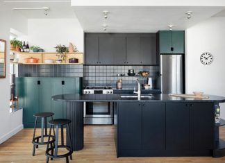 Millwork Makes Space in the Crossfold Loft by Kalos Eidos