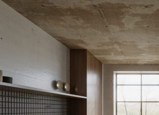 Brutalism meets Japandi in a visualisation by Lobo studio