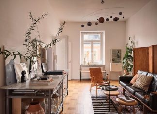 A Swedish Apartment with a Mid-Century Vibe