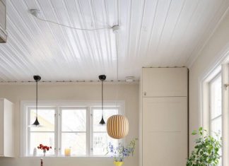 Splashes of Colour in a Swedish Home that Combines Old and New