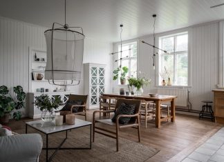 A Light-filled Swedish Home in Former Slätthults School