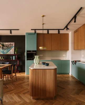 Color Meets Character in This Retro-Inspired Kraków Apartment