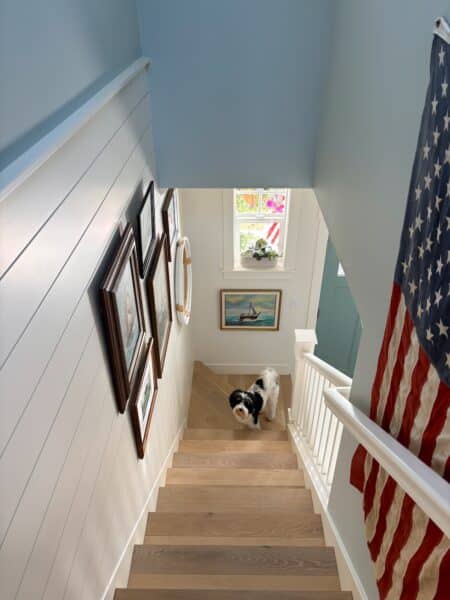 beach-house-wood-steps-staircase-shiplap-the-inspired-room-450x600