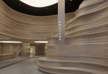 A Layered Wood Landscape Shapes SKIN1004’s SoHo Flagship