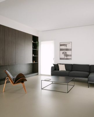 Casa DL Sets Dark Oak Against a White Interior