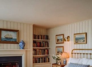 Charming Fall Bedroom in a Cottage by the Sea: Get the Look